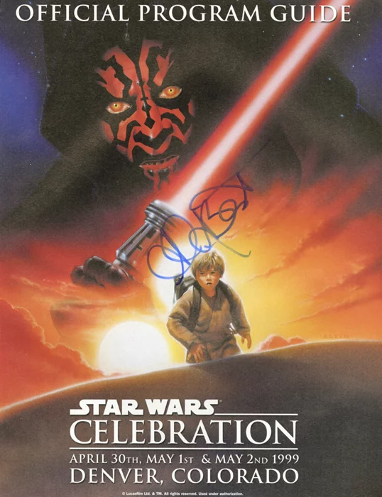 Ahmed Best autograph