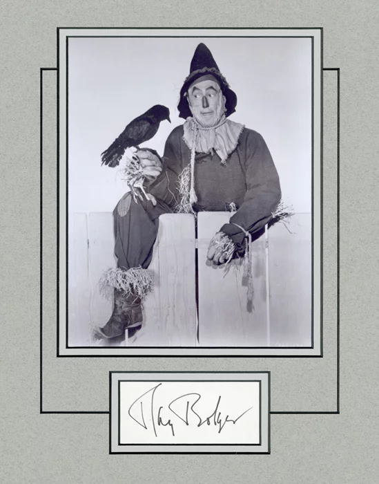 Ray Bolger autograph