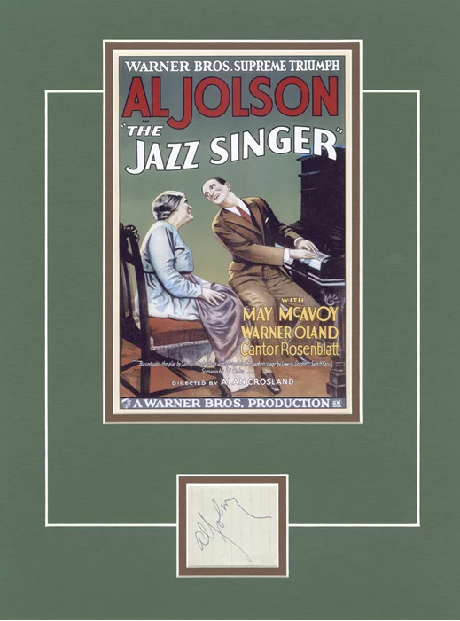 Al Jolson autograph