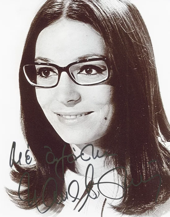 Nana Mouskouri autograph