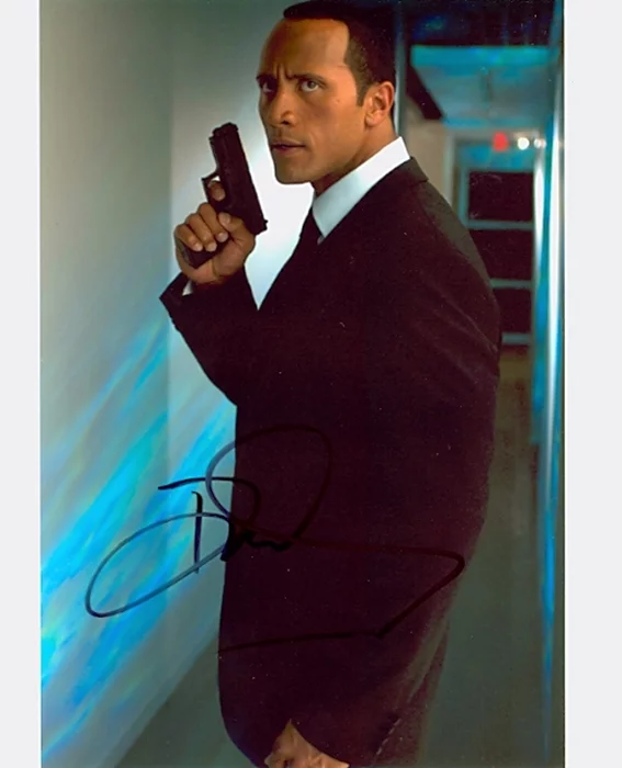 The Rock autograph