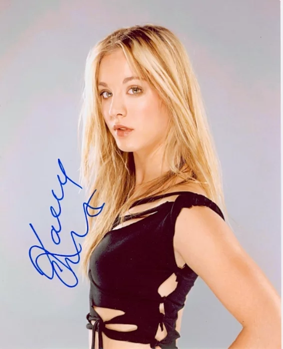 Kaley Cuoco autograph