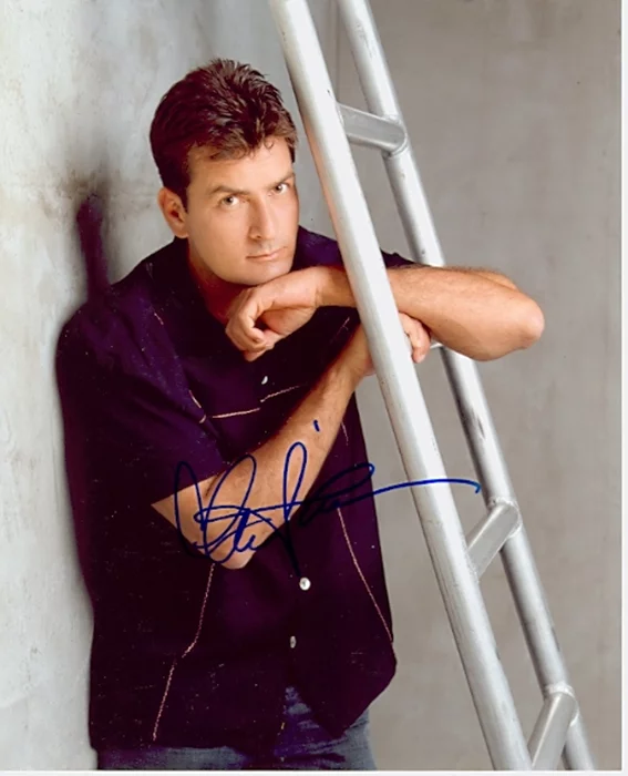 Charlie Sheen autograph