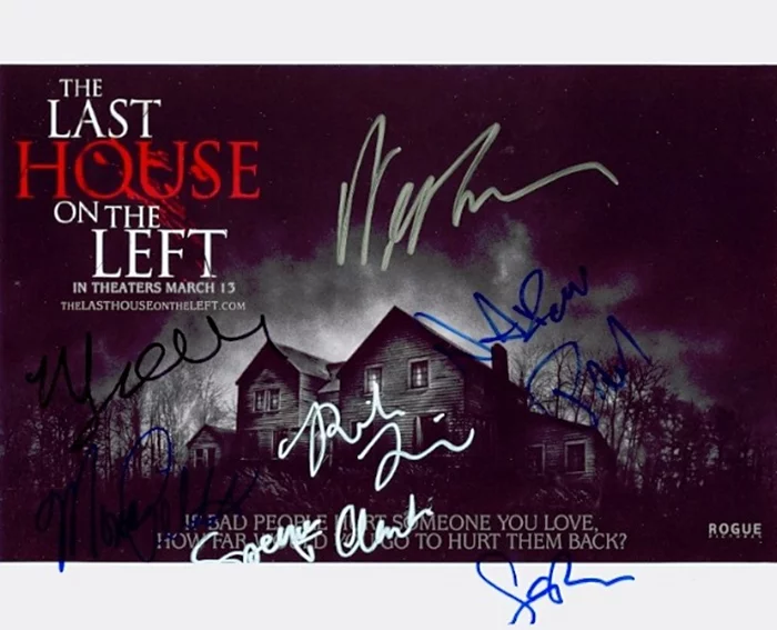 The Last House on The Left autograph