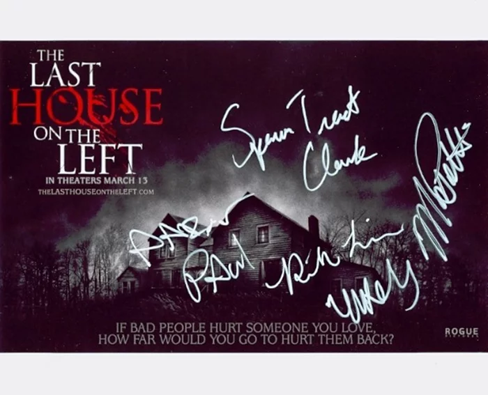 The Last House on The Left autograph