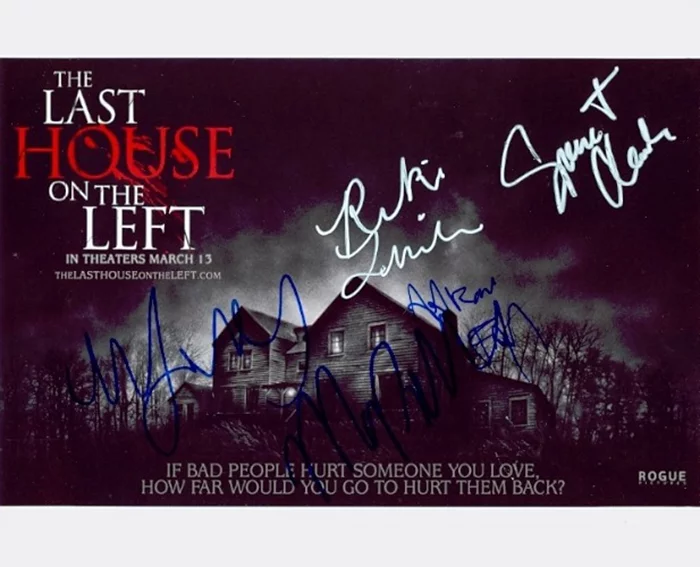 The Last House on The Left autograph