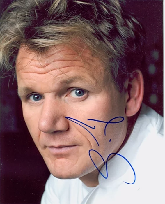 Gordon Ramsay autograph