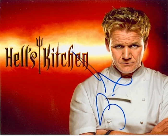 Gordon Ramsay autograph