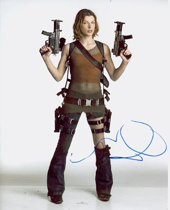 Milla Jovovich autograph