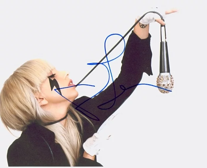Lady GaGa autograph