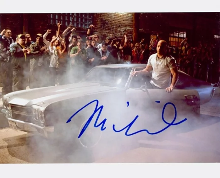 Vin Diesel autograph