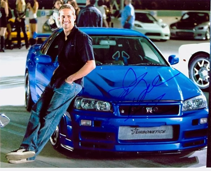Paul Walker autograph