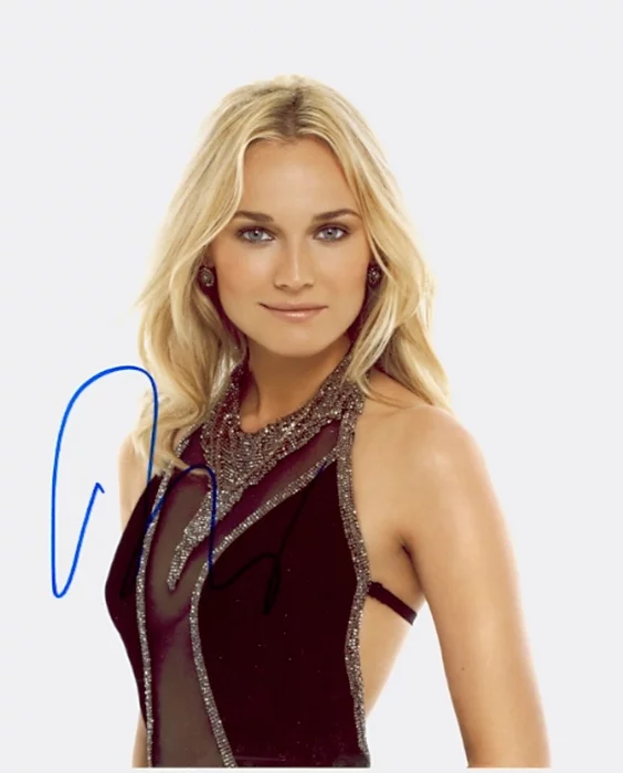Diane Kruger autograph
