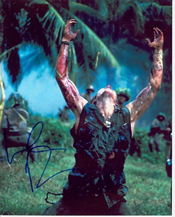 Willem DaFoe autograph