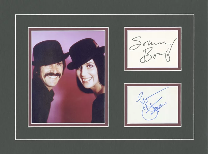 Sonny and Cher autograph