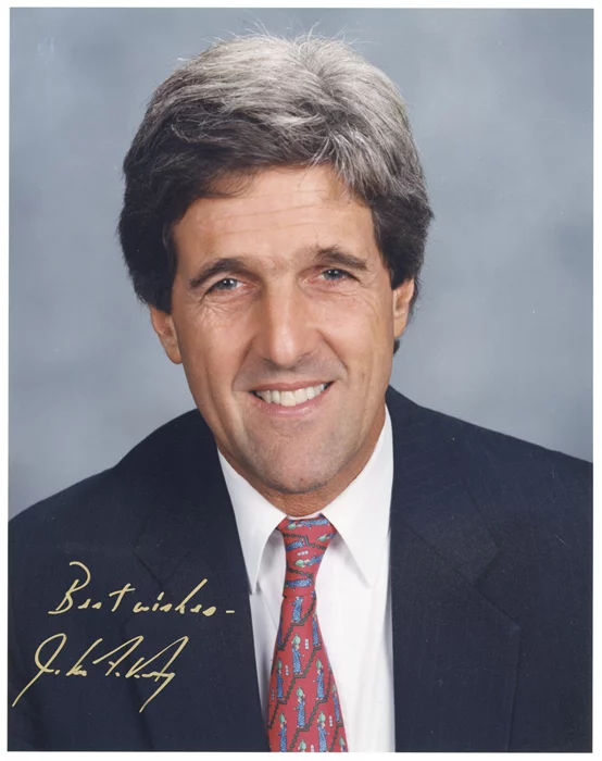 John Kerry autograph