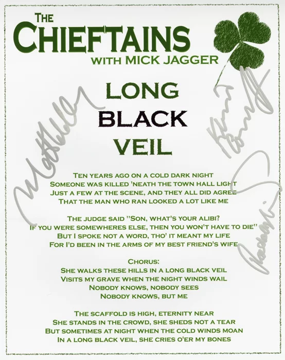 The Chieftains autograph