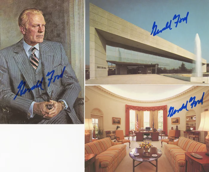 Gerald Ford autograph