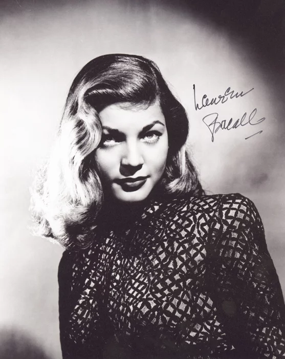 Lauren Bacall autograph