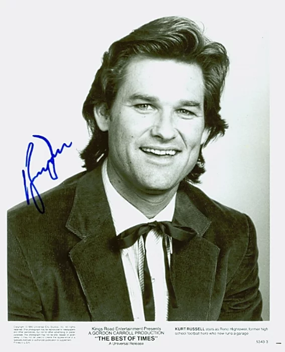 Kurt Russell autograph