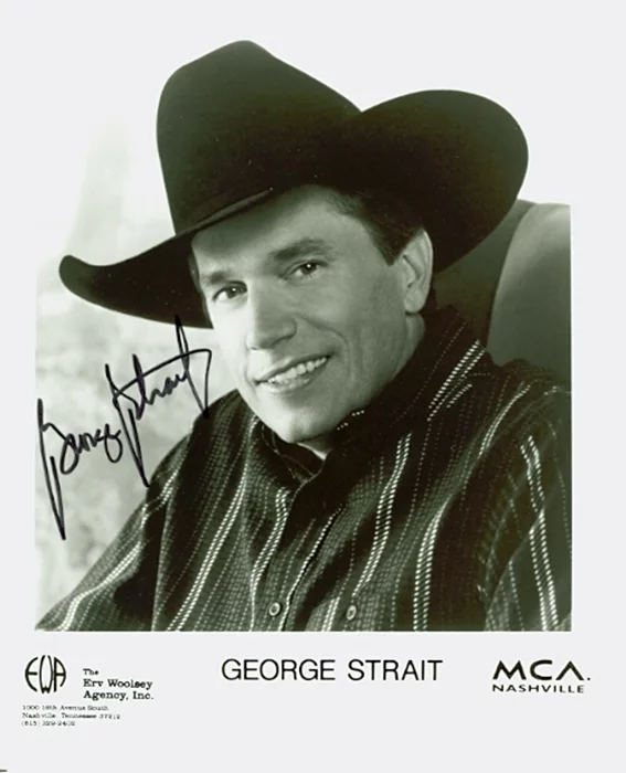 George Strait autograph
