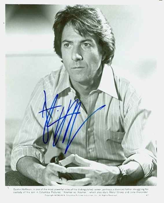 Dustin Hoffman autograph