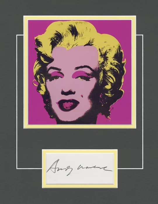 Andy Warhol autograph