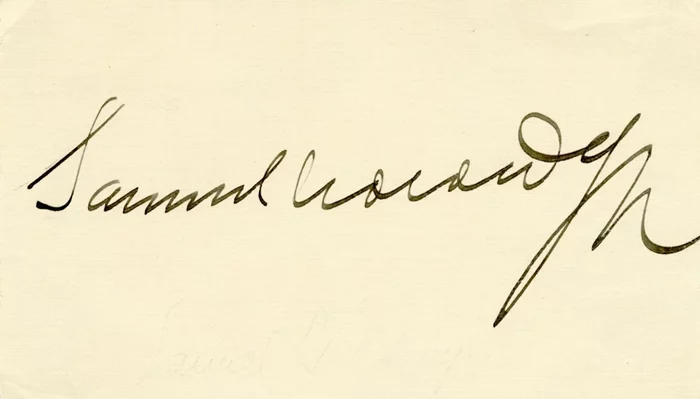 Samuel Goldwyn autograph