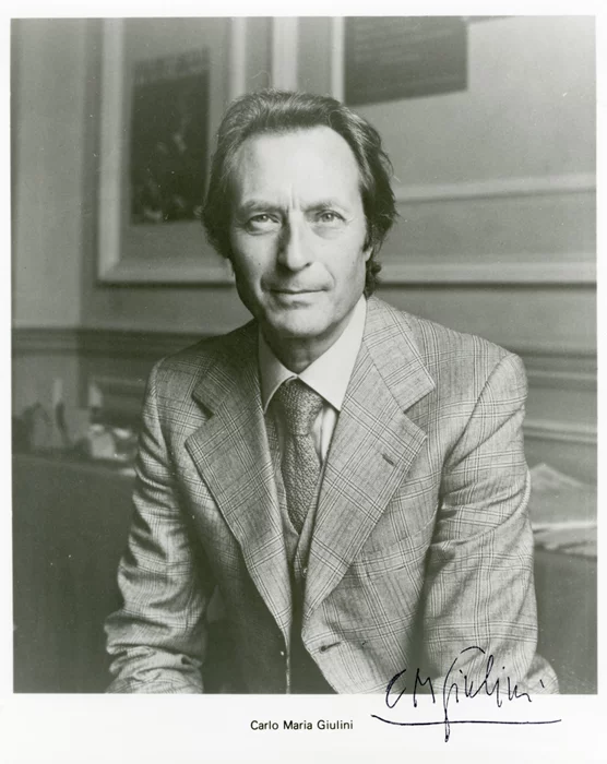 Carlo Maria Giulini autograph