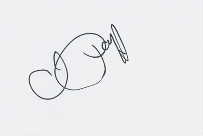 Paris Hilton autograph