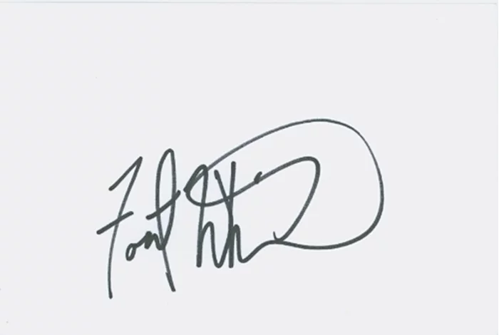 Forest Whitaker autograph