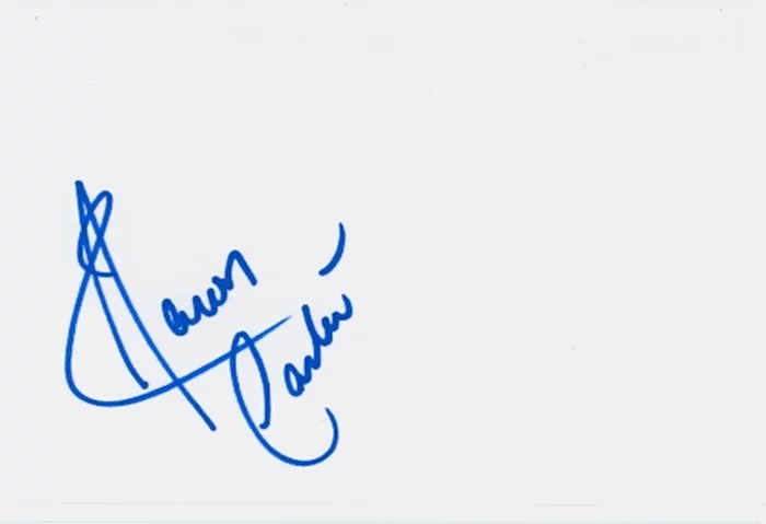 Aaron Carter autograph