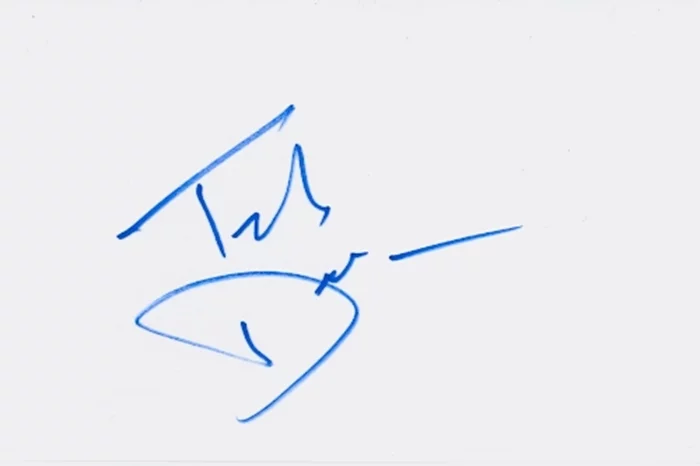 Ted Danson autograph