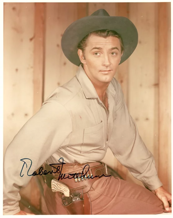 Robert Mitchum autograph