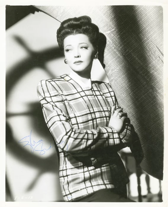 Sylvia Sidney autograph