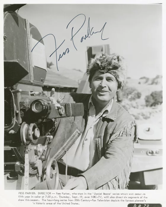 Fess Parker autograph