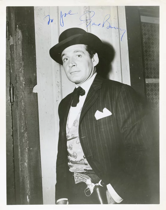 Gene Barry autograph