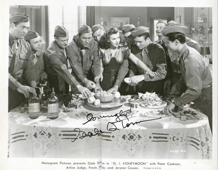 Gale Storm autograph