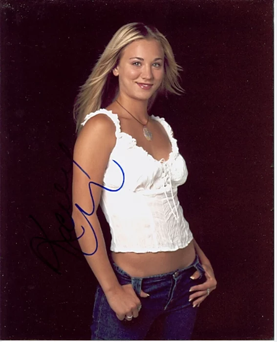 Kaley Cuoco autograph