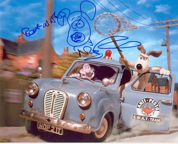Nick Park autograph