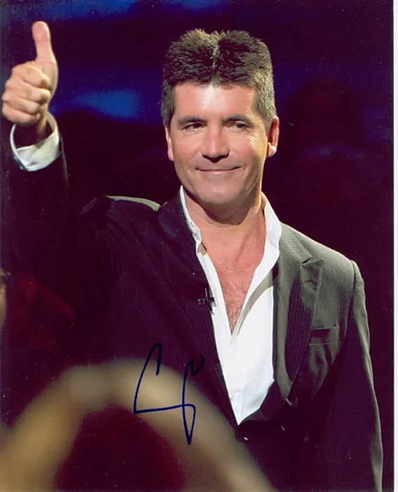 Simon Cowell autograph
