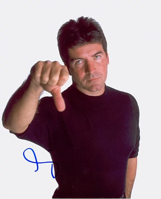 Simon Cowell autograph