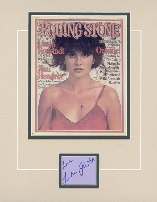 Linda Ronstadt autograph