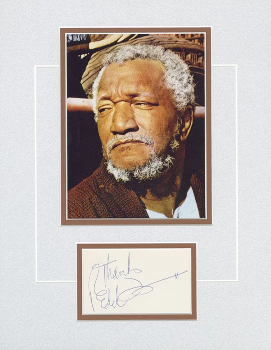 Redd Foxx autograph