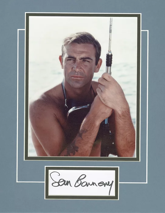 Sean Connery autograph