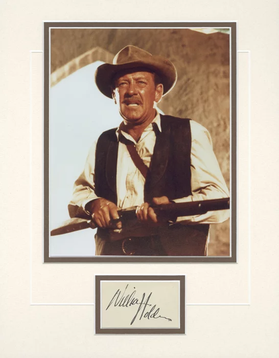 William Holden autograph
