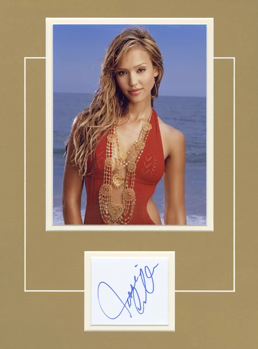Jessica Alba autograph