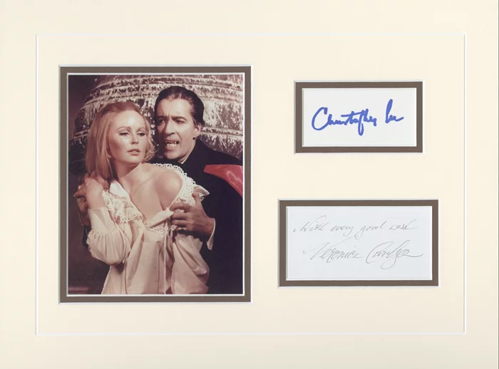 Dracula Has Risen From The Grave autograph