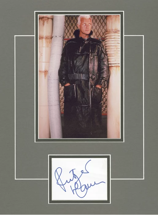 Rutger Hauer autograph