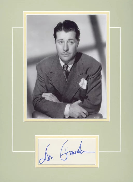 Don Ameche autograph